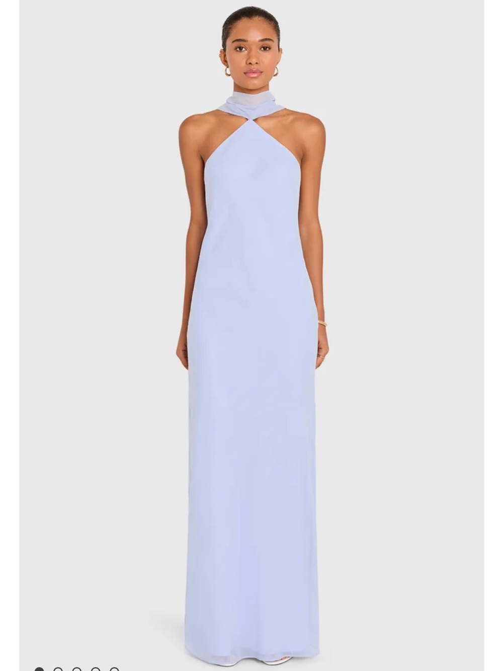 Amanda Uprichard Ashton Maxi Dress in Artic